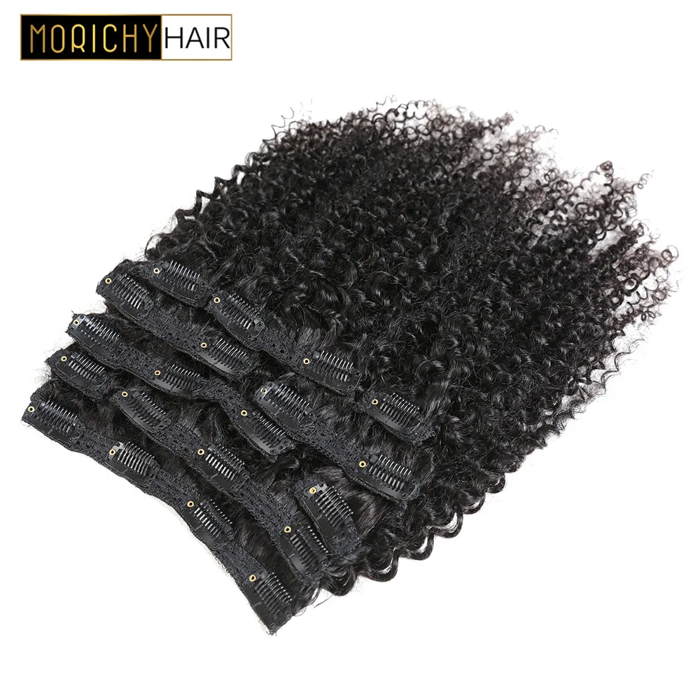 Morichy Mogolian Hair Kinky Curly Non Remy Clip Ins Human Hair Extensions Clip Hair for Women Natural Black Color 120g/Set
Morichy Mogolian Hair Kinky Curly Non Remy Clip Ins Human Hair Extensions Clip Hair for Women Natural Black Color 120g/Set