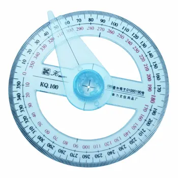 Students use a full-circle protractor with a diameter of 10cm. The pointer can be rotated for easy measurement.
Students use a full-circle protractor with a diameter of 10cm. The pointer can be rotated for easy measurement.