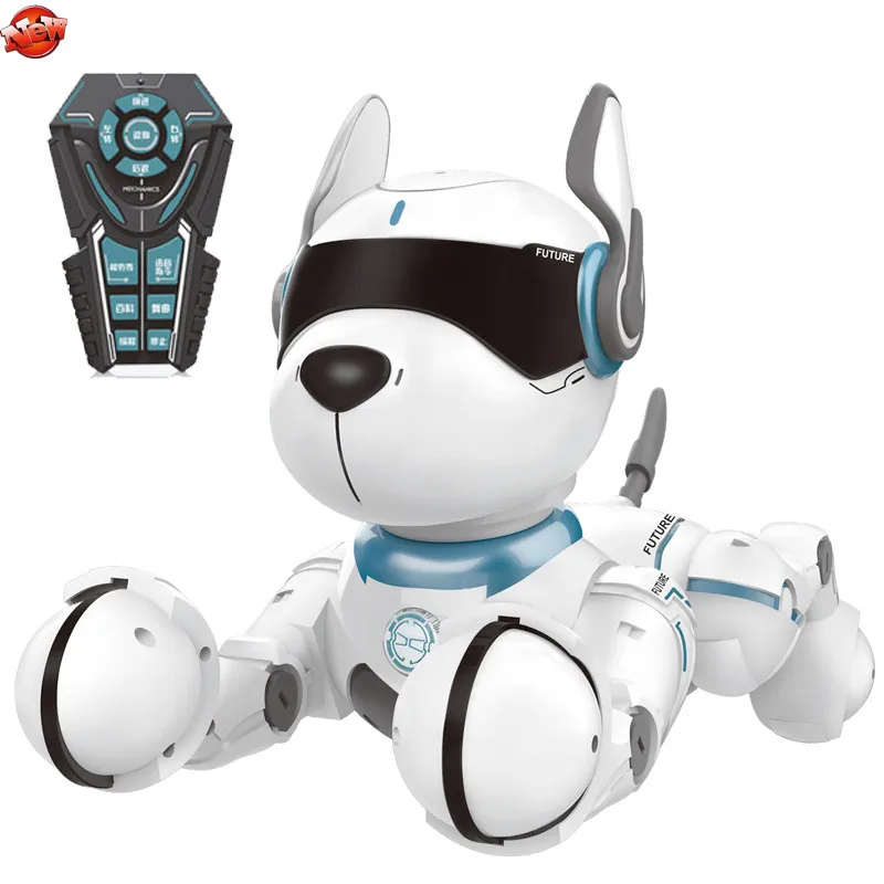 Intelligent Early Education Parent-Child Interaction Robot Dog Kids Gift Dancing Music Program Imitate Animal Sounds RC Pet | Игрушки и