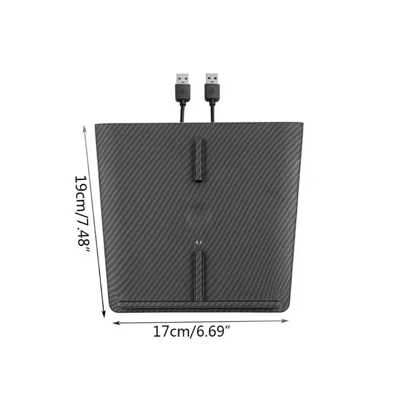 Wireless Charger Dual Phones Charging Anti-skid Car Mount Auto For Tesla Model 3 R2LC
Wireless Charger Dual Phones Charging Anti-skid Car Mount Auto For Tesla Model 3 R2LC