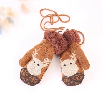Lovely Kids Gloves Children Christmas Elk Gloves Knitted Thicken Warm Rope Full Finger Mittens
Lovely Kids Gloves Children Christmas Elk Gloves Knitted Thicken Warm Rope Full Finger Mittens