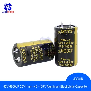 diymore Aluminum Electrolytic Capacitor 25x40mm 50V 6800uF Capacitance High Frequency Low ESR 50V6800μF 25*40mm Capacitor
diymore Aluminum Electrolytic Capacitor 25x40mm 50V 6800uF Capacitance High Frequency Low ESR 50V6800μF 25*40mm Capacitor