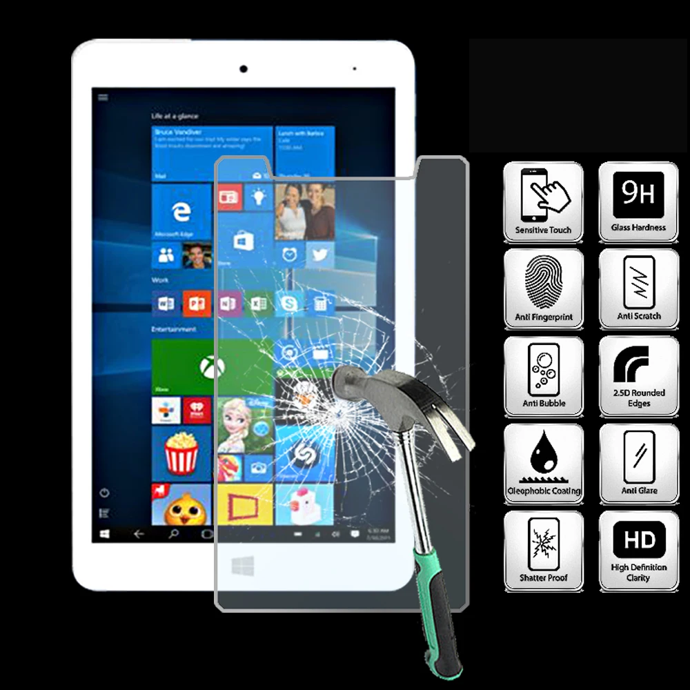 For CHUWI Hi8 Pro 8.0" Tablet Tempered Glass Screen Protector Cover Explosion-Proof Anti-Scratch Screen Film
For CHUWI Hi8 Pro 8.0" Tablet Tempered Glass Screen Protector Cover Explosion-Proof Anti-Scratch Screen Film