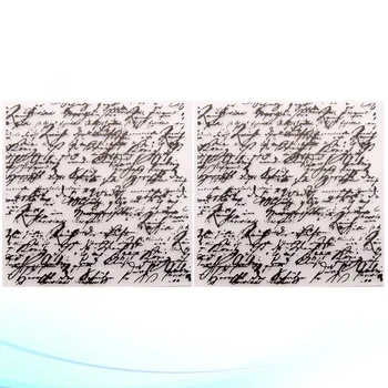 2Pcs Bump Embossing Dies Plastic DIY Template Handmade Art Craft DIY Stencil (Handwritten Text Pattern)
2Pcs Bump Embossing Dies Plastic DIY Template Handmade Art Craft DIY Stencil (Handwritten Text Pattern)