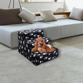 Yonntech Pet Stairs 3 Steps Portable Cat Dog Ladder Small Ramp Climb Ladder Soft Cover
Yonntech Pet Stairs 3 Steps Portable Cat Dog Ladder Small Ramp Climb Ladder Soft Cover