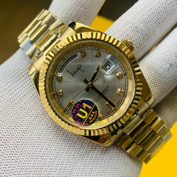 Wholesale TOP high quality luxury brand 18K gold watch men's automatic self-winding movement AAA watch date date 
Wholesale TOP high quality luxury brand 18K gold watch men's automatic self-winding movement AAA watch date date