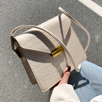 Stone pattern Square Crossbody bag 2020 Fashion New High-quality PU Leather Women's Designer Handbag Lock Shoulder Messenger Bag
Stone pattern Square Crossbody bag 2020 Fashion New High-quality PU Leather Women's Designer Handbag Lock Shoulder Messenger Bag