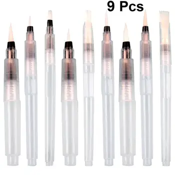 9pcs Watercolor Brush Pens Flexible Soft Portalbe Water Soluble Pencils Brush Pen for Watercolor Painting
9pcs Watercolor Brush Pens Flexible Soft Portalbe Water Soluble Pencils Brush Pen for Watercolor Painting