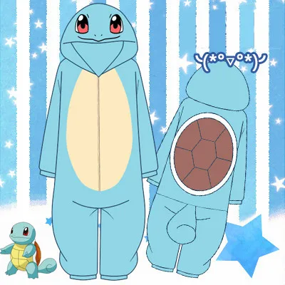 Anime Pokemon Go Squirtle Cosplay Costumes Kids Adult Pajamas Flannel Hooded Tail Turtle Shell Jumpsuit Bathrobe Sleepwear Suit
Anime Pokemon Go Squirtle Cosplay Costumes Kids Adult Pajamas Flannel Hooded Tail Turtle Shell Jumpsuit Bathrobe Sleepwear Suit