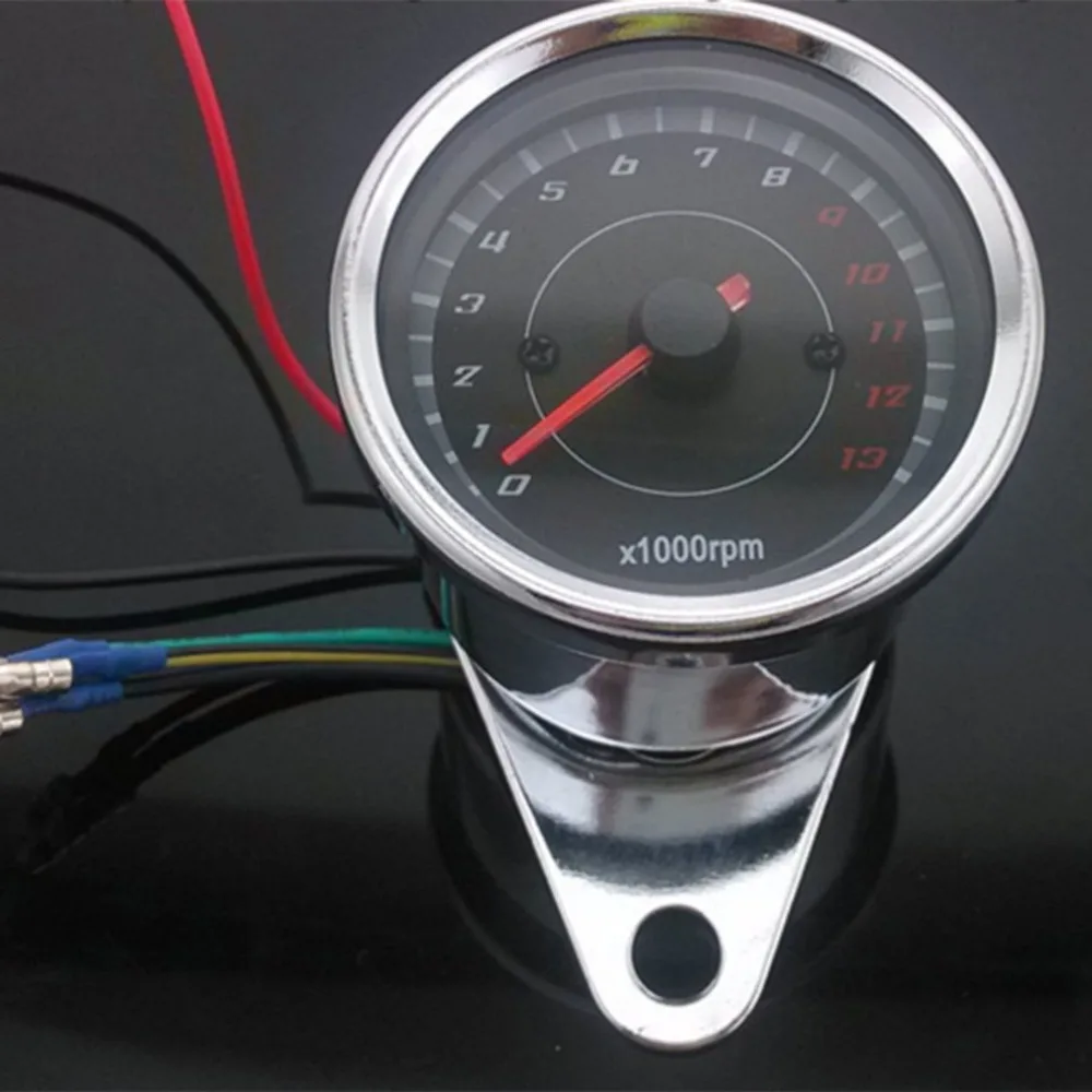 Unviersal Accurate Electronic Motorcycle Speedometer Tachometer Motorbike with Odometer Dashboard Night Light
Unviersal Accurate Electronic Motorcycle Speedometer Tachometer Motorbike with Odometer Dashboard Night Light