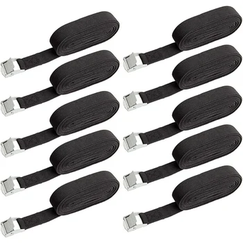 10Pcs Lashing Straps 16 Feet Heavy Duty Cam Buckle Kayak Tie Downs Straps for Truck, Kayak, Boat
10Pcs Lashing Straps 16 Feet Heavy Duty Cam Buckle Kayak Tie Downs Straps for Truck, Kayak, Boat