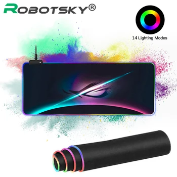 LED RGB Gamer Large Mousepad Large Locking Edge Speed Game Gamer LED Mouse Pad for PC Laptop Desktop Soft Notebook
LED RGB Gamer Large Mousepad Large Locking Edge Speed Game Gamer LED Mouse Pad for PC Laptop Desktop Soft Notebook