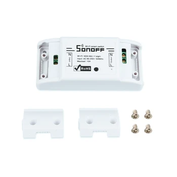 Itead Sonoff Basic Wifi Smart Switch DIY Wireless Remote Light Smart Home Automation Relay Module 10A Controller With Alexa
Itead Sonoff Basic Wifi Smart Switch DIY Wireless Remote Light Smart Home Automation Relay Module 10A Controller With Alexa