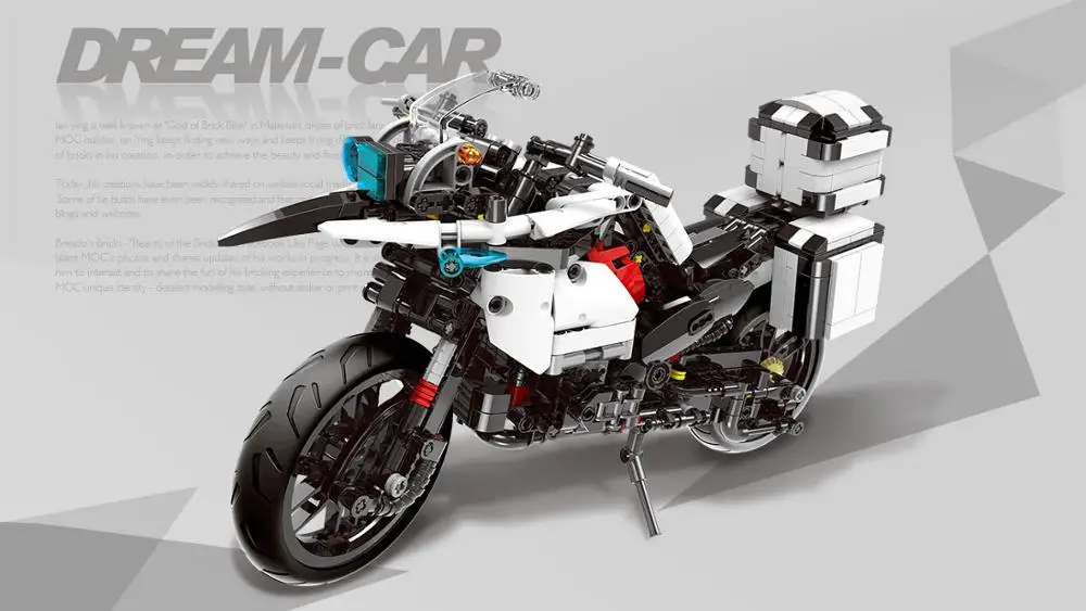 03019 1075 PCS XINGBAO Technic Heavy Moto Motorcycle Model Building Blocks Brick For Children Classic Educational Toys Gifts
03019 1075 PCS XINGBAO Technic Heavy Moto Motorcycle Model Building Blocks Brick For Children Classic Educational Toys Gifts
