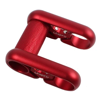 Litepro Bike Ultra Light Handlebar Stem Folding Bike Bicycle Hollow Double Stem Riser Handlebar Stem 1inch
Litepro Bike Ultra Light Handlebar Stem Folding Bike Bicycle Hollow Double Stem Riser Handlebar Stem 1inch
