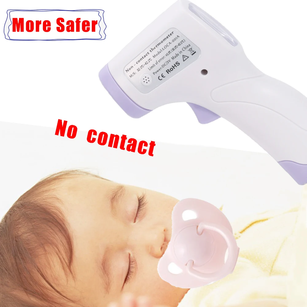 2020 Baby Forehead Thermometer Digital Temperature Measurement Non-Contact IR Body Fever Infrared Thermometer Gun Baby Kids
2020 Baby Forehead Thermometer Digital Temperature Measurement Non-Contact IR Body Fever Infrared Thermometer Gun Baby Kids