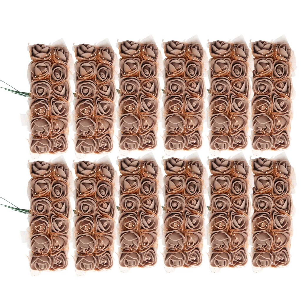 144 Pieces Artificial Miniature Foam Rose Flower Wedding Bridal Bridesmaid Bouquet Engagement Anniversary DIY Craft Decoration 144 Pieces Artificial Miniature Foam Rose Flower Wedding Bridal Bridesmaid Bouquet Engagement Anniversary DIY Craft Decoration