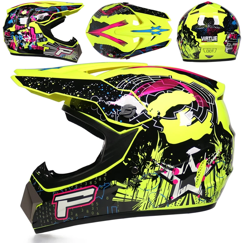 Professional-Racing-Motocross-Casque-hors-route-Casque-Moto-Capacete-Moto-Casco-Off-road-Cartoon-Children-Motorcycle (10)