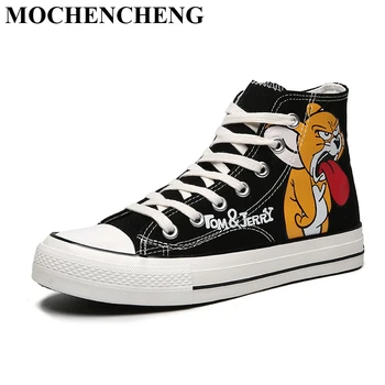 Men Canvas Shoes 2020 New Arrival High Top Lace-up Canvas Shoes with TOM&JERRY Print Man Casual Shoes Male Vulcanize Footwear
Men Canvas Shoes 2020 New Arrival High Top Lace-up Canvas Shoes with TOM&JERRY Print Man Casual Shoes Male Vulcanize Footwear