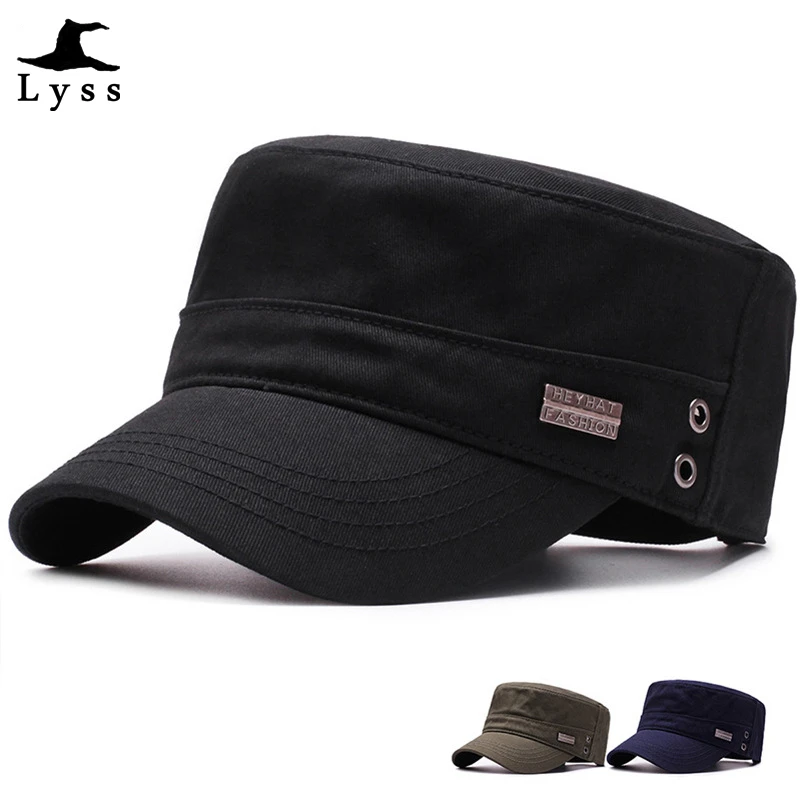 Adult Men Summer Army Caps Adjustable Spring Classic Flat Top dad Military Hat
Adult Men Summer Army Caps Adjustable Spring Classic Flat Top dad Military Hat