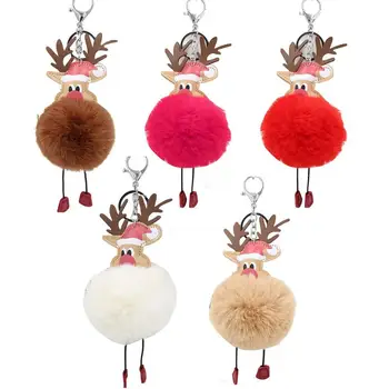 Plush Santa Hair Ball Keychain Pendant Christmas Elk Fur Ball Bag Reindeer Gift Pendant Electroplating Pendant car styling
Plush Santa Hair Ball Keychain Pendant Christmas Elk Fur Ball Bag Reindeer Gift Pendant Electroplating Pendant car styling