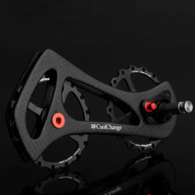17T Guide Wheel MTB Bike Bicycle Rear Derailleur Ceramic Bearing Carbon Fiber Guide Wheel practical bike accessories
17T Guide Wheel MTB Bike Bicycle Rear Derailleur Ceramic Bearing Carbon Fiber Guide Wheel practical bike accessories