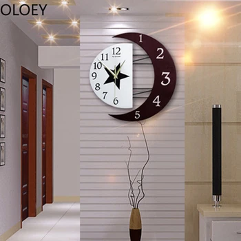 Luxury Large 3d Wall Clock Stars Creative Metal Saat Modern Design Wall Clocks Moon Home Decor Big Nordic Kitchen Decorative New
Luxury Large 3d Wall Clock Stars Creative Metal Saat Modern Design Wall Clocks Moon Home Decor Big Nordic Kitchen Decorative New