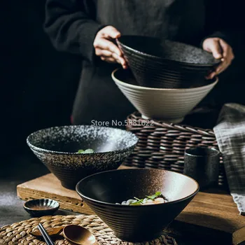 Japanese Ceramic Bowl, Household Large Ramen Bowl, Rice Bowl, Soup Bowl, Creative Tableware Set, Commercial Hat Bowl
Japanese Ceramic Bowl, Household Large Ramen Bowl, Rice Bowl, Soup Bowl, Creative Tableware Set, Commercial Hat Bowl