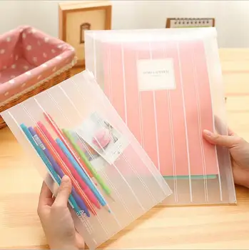 1 Pieces Solid Color stripe pouch case Stationery n School Creative Papers Transparent Bag
1 Pieces Solid Color stripe pouch case Stationery n School Creative Papers Transparent Bag