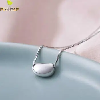 Flyleaf Simple Pea Necklaces & Pendants Real 925 Sterling Silver Necklace For Women Fashion Box Chain Fine Jewelry Gift Designer
Flyleaf Simple Pea Necklaces & Pendants Real 925 Sterling Silver Necklace For Women Fashion Box Chain Fine Jewelry Gift Designer