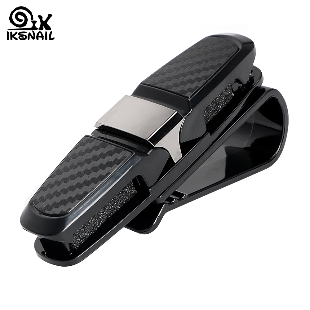 IKSNAIL Car Sun Visor Sunglasses Holder Clip Universal Ticket Card Clamp Fastener Clip Car Glasses Case Portable Car Accessories
IKSNAIL Car Sun Visor Sunglasses Holder Clip Universal Ticket Card Clamp Fastener Clip Car Glasses Case Portable Car Accessories