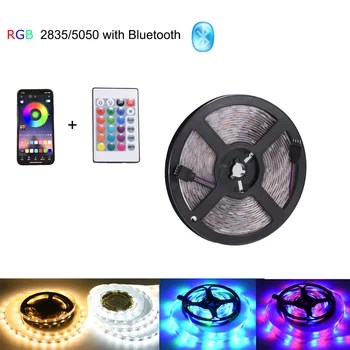 2835 waterproof Bluetooth LED Strip RGB strip 5050 LED Light 5m Luz ledFlexible with remote 10m christmas controller 15m 20m
2835 waterproof Bluetooth LED Strip RGB strip 5050 LED Light 5m Luz ledFlexible with remote 10m christmas controller 15m 20m
