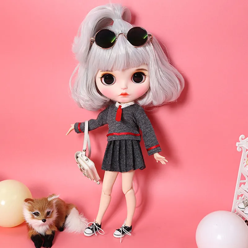 ICY 1/6 BJD 19 Новое матовое лицо с бровями блеск для губ SD индивидуальная Подарочная