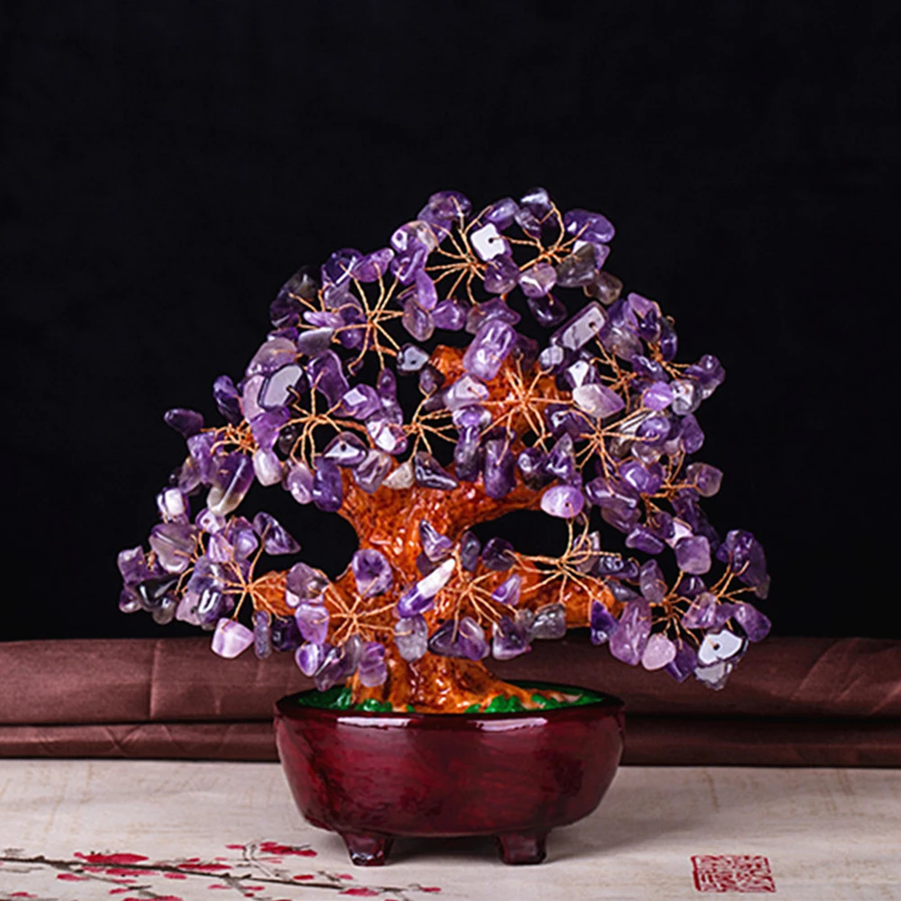Bonsai Style Gift For Wealth Home Colorful Birthday Feng Shui Crystal Money Tree Office Ornament Mini Table Decoration Good Luck
Bonsai Style Gift For Wealth Home Colorful Birthday Feng Shui Crystal Money Tree Office Ornament Mini Table Decoration Good Luck