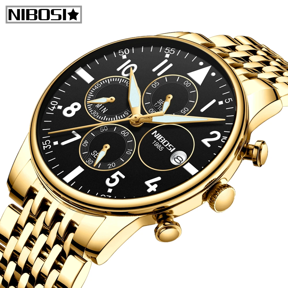 NIBOSI Mens Watches Relogio Masculino Waterproof Quartz Business Men Watch Top Brand Luxury Clock Casual Military Sport Watch
NIBOSI Mens Watches Relogio Masculino Waterproof Quartz Business Men Watch Top Brand Luxury Clock Casual Military Sport Watch