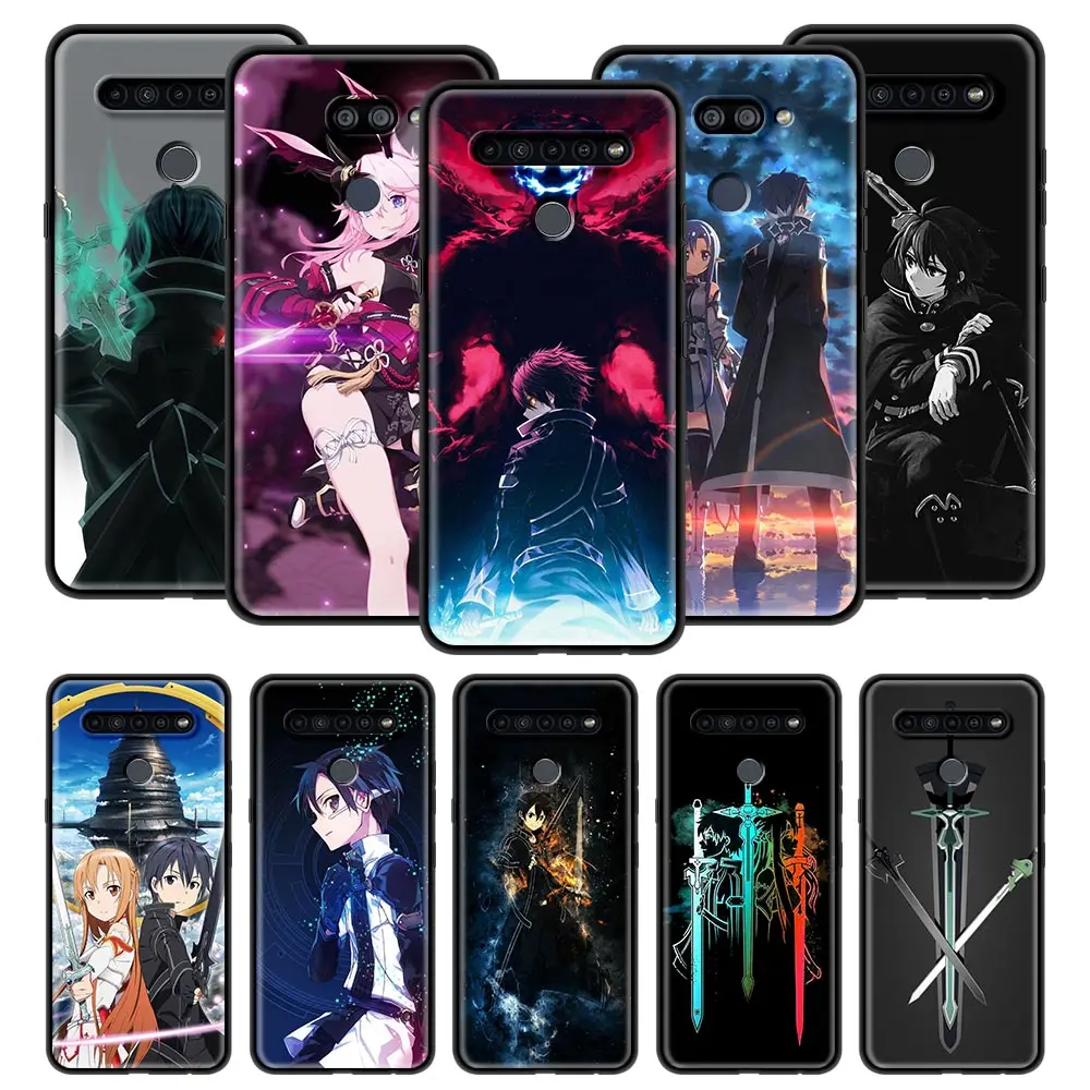 

Sword Art Online Anime Case For LG K41s K61 K40s K40 K50 K50s G6 G7 G8 K31 K42 K52 K62 K71 Silicone Soft Black Back Cover