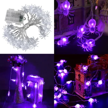 YUNLIGHTS 3.5M Fairy String Lights Waterproof 30 LED Spider Lights with 8 Modes Battery Operated for Outdoor Halloween Decoratio
YUNLIGHTS 3.5M Fairy String Lights Waterproof 30 LED Spider Lights with 8 Modes Battery Operated for Outdoor Halloween Decoratio