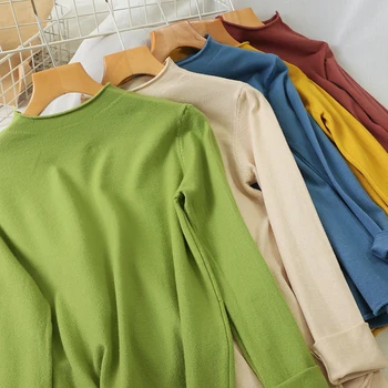 Heliar Women Spring Loose Sweater Female Long Sleeve Round Neck Sweater Autumn Winter Underwear Elastic Knitting Pullovers 2019
Heliar Women Spring Loose Sweater Female Long Sleeve Round Neck Sweater Autumn Winter Underwear Elastic Knitting Pullovers 2019
