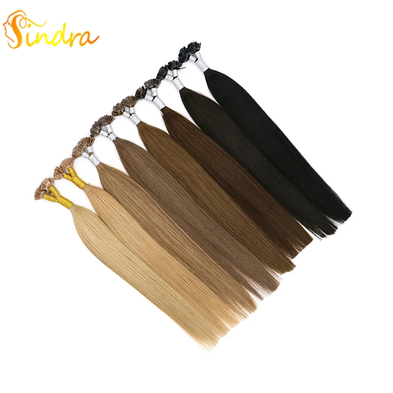 Sindra Double Drawn Flat Tip Hair Extensions Remy Human Hair Extensions 1g/pc 14"-24" 100% Real Human Hair 50g 100g/Pack
Sindra Double Drawn Flat Tip Hair Extensions Remy Human Hair Extensions 1g/pc 14"-24" 100% Real Human Hair 50g 100g/Pack
