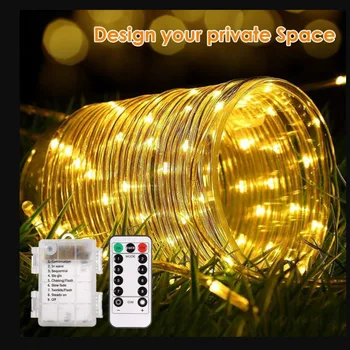 Outdoor String Lights 10M 100LEDs Battery Operated LED Rope Tube String Lights for Patio Easter Christmas Party Wedding Holiday
Outdoor String Lights 10M 100LEDs Battery Operated LED Rope Tube String Lights for Patio Easter Christmas Party Wedding Holiday