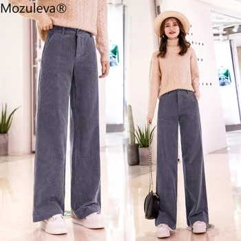 Women Corduroy Pants 2019 Autumn Winter New Fashion Female Warm Loose Wide Leg Pant Vintage Casual Corduroy Trousers Pantalon
Women Corduroy Pants 2019 Autumn Winter New Fashion Female Warm Loose Wide Leg Pant Vintage Casual Corduroy Trousers Pantalon