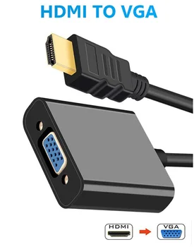 HDMI to VGA Cable Converter Digital Analog HD 1080P For PC Laptop Tablet HDMI Male To VGA Famale Converter Adapter
HDMI to VGA Cable Converter Digital Analog HD 1080P For PC Laptop Tablet HDMI Male To VGA Famale Converter Adapter