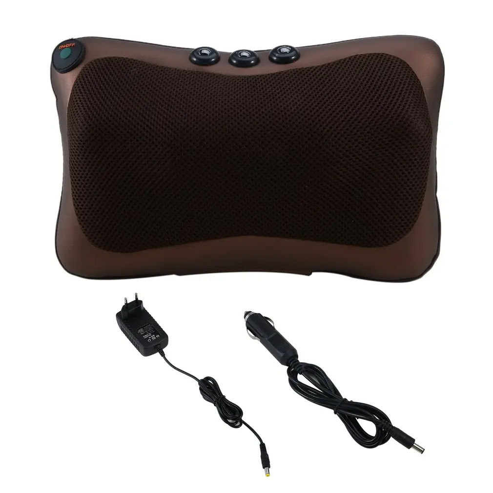 Electric Infrared Heating Kneading Neck Shoulder Back Waist Body Spa Massage Pillow Car Chair Shiatsu Massager Relaxation Device
Electric Infrared Heating Kneading Neck Shoulder Back Waist Body Spa Massage Pillow Car Chair Shiatsu Massager Relaxation Device