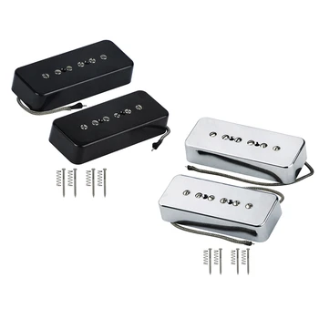 Set of Neck Bridge Soap Bar P90 Pickup Alnico 5 Electric Guitar Pickup Single Coil Guitar Parts
Set of Neck Bridge Soap Bar P90 Pickup Alnico 5 Electric Guitar Pickup Single Coil Guitar Parts
