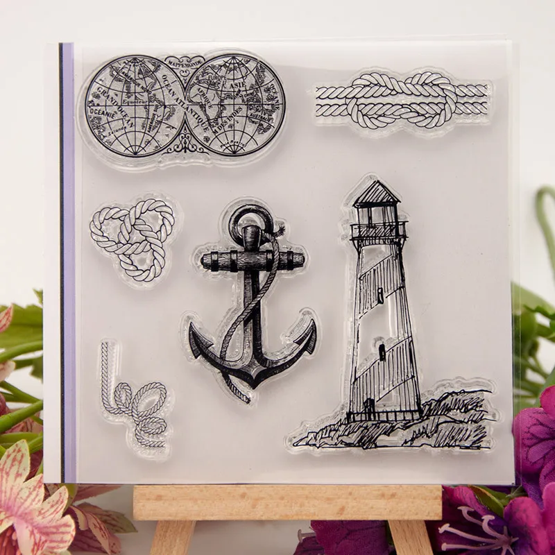 Anchor Nautical Global Map Lighthouse Transparent Clear Rubber Stamp Sheet Cling Scrapbooking Photo Album PaperCard DIY Craft
Anchor Nautical Global Map Lighthouse Transparent Clear Rubber Stamp Sheet Cling Scrapbooking Photo Album PaperCard DIY Craft