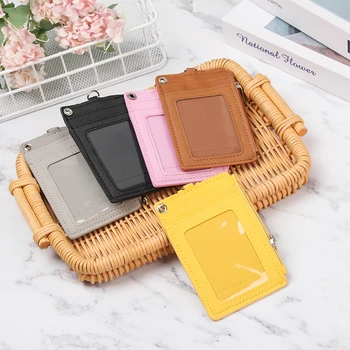 New Portable Leather Business ID Card Name Card Holder Exhibition Card Holder Credit Badge Holder Coin Purse Wallet Keychain
New Portable Leather Business ID Card Name Card Holder Exhibition Card Holder Credit Badge Holder Coin Purse Wallet Keychain