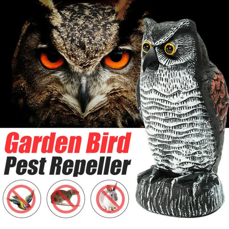 1pc Realistic Fake Falcon Owl Hawk Hunting Decoy Pest Deterrent Scarer Repeller Bird Scare Garden
1pc Realistic Fake Falcon Owl Hawk Hunting Decoy Pest Deterrent Scarer Repeller Bird Scare Garden