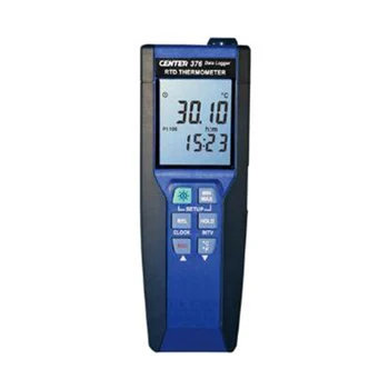 CENTER-376 Datalogger Precision RTD Thermometer (0.01°C),Record Temperature, Time And Date Of Measurement,Relative Function.
CENTER-376 Datalogger Precision RTD Thermometer (0.01°C),Record Temperature, Time And Date Of Measurement,Relative Function.