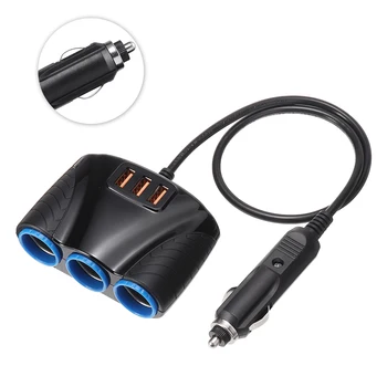For Car Electronic Part 1pc 3 Way Auto Sockets Car Cigarette Lighter Splitter 5V 3.1A Output Power Adapter 3 USB Charger 12V/24V
For Car Electronic Part 1pc 3 Way Auto Sockets Car Cigarette Lighter Splitter 5V 3.1A Output Power Adapter 3 USB Charger 12V/24V