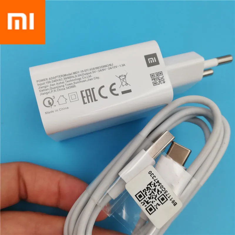 100% Original xiaomi Mi9 SE fast wall charger QC3.0 18W fast charger adapter 100cm USB 3.1 data cable for MI 9 SE 8 6 mix 2 2S 3
100% Original xiaomi Mi9 SE fast wall charger QC3.0 18W fast charger adapter 100cm USB 3.1 data cable for MI 9 SE 8 6 mix 2 2S 3